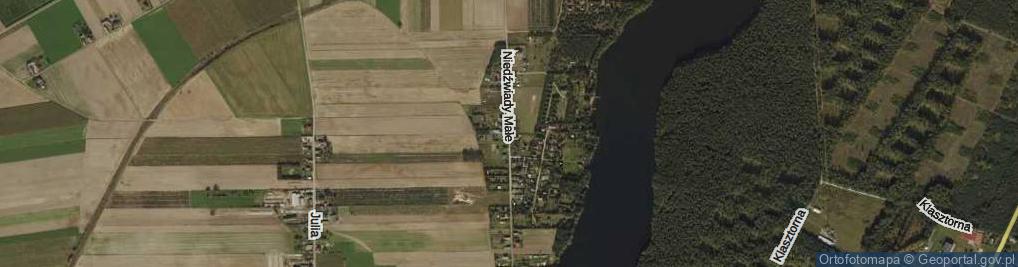 Zdjęcie satelitarne Niedźwiady Małe ul.